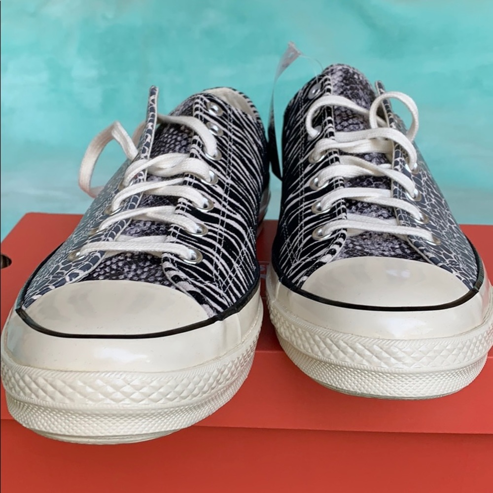 CONVERSE CHUCK 70 OX BLACK/EGRET/EGRET MEN’S - Picture 8 of 16